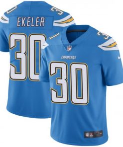 Men's Los Angeles Chargers #30 Austin Ekeler Blue Vapor Untouchable Limited Stitched NFL Jersey