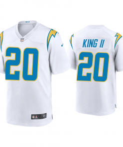 Men's Los Angeles Chargers #20 Desmond King II 2020 White Stitched NFL Jersey