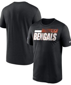 Men's Cincinnati Bengals 2020 Black Sideline Impact Legend Performance T-Shirt