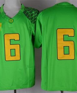 Ducks #6 Charles Nelson Green Limited Stitched NCAA Jersey