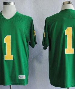 Fighting Irish #1 Louis Nix III Green Stitched NCAA Jersey