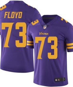 Nike Vikings #73 Sharrif Floyd Purple Men's Stitched NFL Limited Rush Jersey