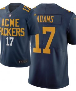 Men's Green Bay Packers #17 Davante Adams Navy 2019 City Edition Limited Stitched NFL Jersey
