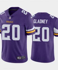Men's Minnesota Vikings #20 Jeff Gladney 2020 Purple Vapor Untouchable Limited Stitched NFL Jersey