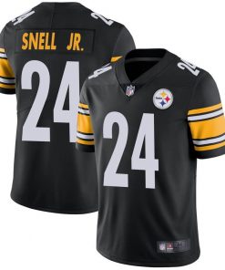 Men's Pittsburgh Steelers #24 Benny Snell Jr. Black Vapor Untouchable Limited Stitched NFL Jersey