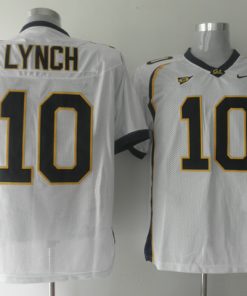Golden Bears #10 Marshawn Lynch White Stitched NCAA Jersey