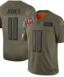 Men's Atlanta Falcons #11 Julio Jones 2019 Camo Salute To Service Limited Stitched NFL Jersey