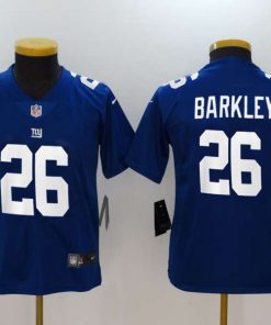 Youth New York Giants #26 Saquon Barkley Royal 2018 NFL Draft Vapor Untouchable Limited Stitched Jersey