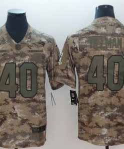 Men's Cardinals # 40 Pat Tillman 2018 Camo Salute to Service Retired Player Limited Stitched NFL Jersey