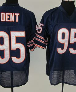 Mitchell and Ness Bears #95 Richard Dent Blue Stitched NFL Jersey