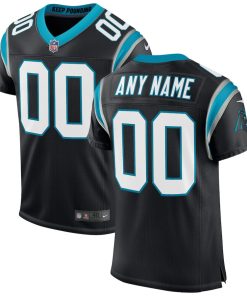 Men's Carolina Panthers Black Vapor Untouchable Custom Elite NFL Stitched Jersey