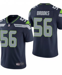 Men's Seattle Seahawks #56 Jordyn Brooks Navy Vapor Untouchable Limited Stitched NFL Jersey
