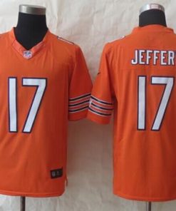 Nike Bears #17 Alshon Jeffery Orange Alternate Men's Stitched NFL Limited Jersey