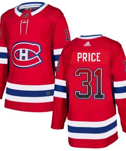 Men's Montreal Canadiens #31 Carey Price Red Drift Fashion Stitched NHL Jersey