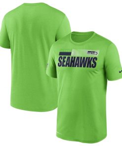 Men's Seattle Seahawks 2020 Green Sideline Impact Legend Performance NFL T-Shirt