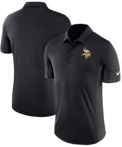 Men's Minnesota Vikings Nike Black Evergreen Polo