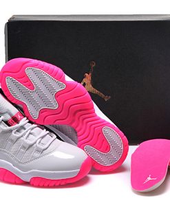 Running weapon Cheap Wholesale Nike Shoes Air Jordan 11 Retro High White/Pink