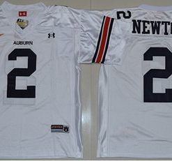 Tigers #2 Newton White Stitched NCAA Jersey