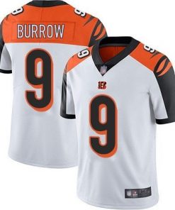 Men's Cincinnati Bengals #9 Joe Burrow 2020 White Vapor Untouchable Limited Stitched NFL Jersey