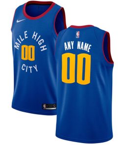 Men's Denver Nuggets Customized Stitched NBA Jersey