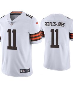 Men's Cleveland Browns #11 Donovan Peoples-Jones 2020 New White Vapor Untouchable Limited Stitched Jersey