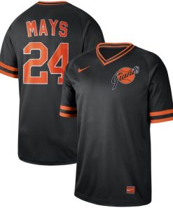 Men's San Francisco Giants #24 Willie Mays Navy Cooperstown Collection Legend Stitched MLB Jersey