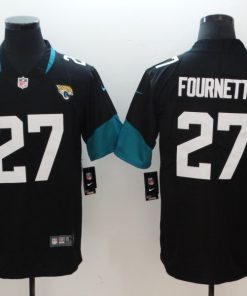 Men's NFL Jacksonville Jaguars #27 Leonard Fournette Black New 2018 Vapor Untouchable Limited Stitched Jersey