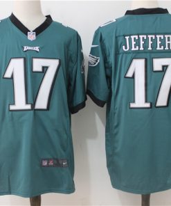Men's Philadelphia Eagles #17 Alshon Jeffery Nike Green Stitched NFL Game Jersey