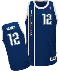 Thunder #12 Steven Adams Blue Alternate Stitched NBA Jersey
