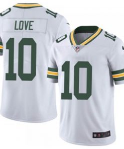 Youth Green Bay Packers #10 Jordan Love White Vapor Untouchable Stitched Jersey