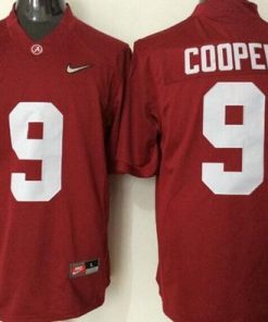 Crimson Tide #9 Amari Cooper Red Limited Stitched NCAA Jersey