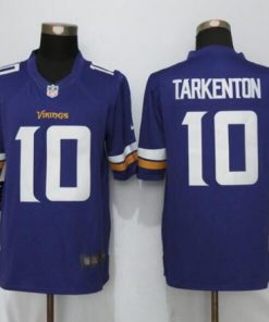 Nike Vikings #10 Fran Tarkenton Purple Team Color Men's Stitched NFL Limited Jersey