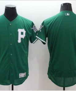 Pirates Blank Green Celtic Flexbase Authentic Collection Stitched MLB Jersey