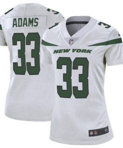 Women's New York Jets #33 Jamal Adams White Vapor Untouchable Limited Stitched NFL Jersey