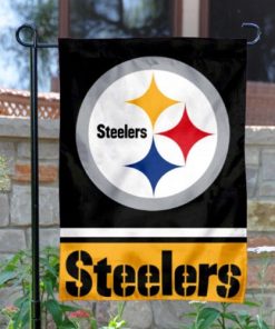Pittsburgh Steelers Double-Sided Garden Flag 002 (Pls Check Description For Details)