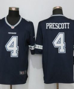 Nike Cowboys #4 Dak Prescott Navy Blue Team Color Men's Stitched NFL Limited Jersey