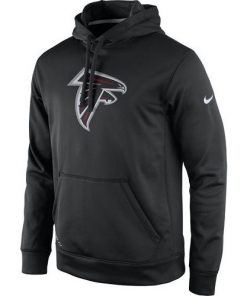 Men's Atlanta Falcons Nike Black Practice Performance Pullover Hoodie