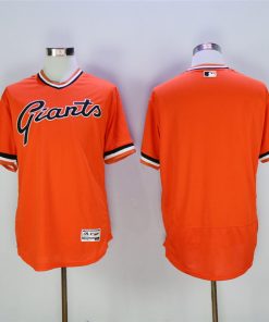 Men's San Francisco Giants Blank Orange 1978 Turn Back The Clock Flexbase Stitched MLB Jersey