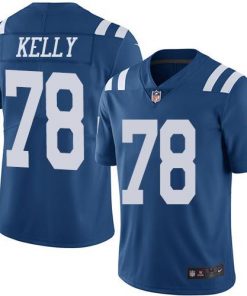 Nike Colts #78 Ryan Kelly Royal Blue Men's Stitched NFL Limited Rush Jersey