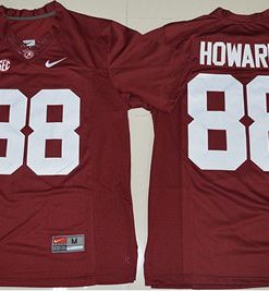 Crimson Tide #88 O. J. Howard Red Limited Stitched NCAA Jersey