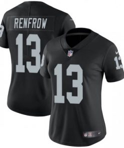 Women's Oakland Raiders #13 Hunter Renfrow Black Vapor Untouchable Limited Stitched NFL Jersey