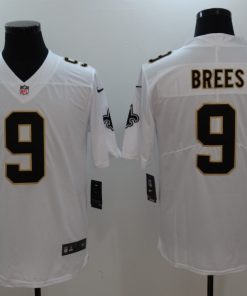 Men's New Orleans Saints #9 Drew Brees Nike White Vapor Untouchable Limited Stitched NFL Jersey