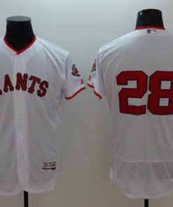Giants #28 Buster Posey White Fashion Stars & Stripes Flexbase Authentic Stitched MLB jerseys