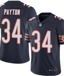 Nike Bears #34 Walter Payton Navy Blue Youth Stitched NFL Limited Rush Jersey