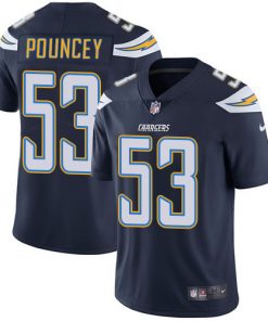 Men's Los Angeles Chargers #53 Mike Pouncey Navy Blue Vapor Untouchable Limited Stitched NFL Jersey