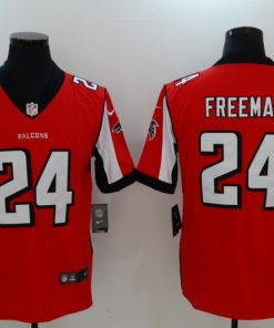 Men's  Atlanta Falcons #24 Devonta Freeman Red Vapor Untouchable Player Limited Jersey