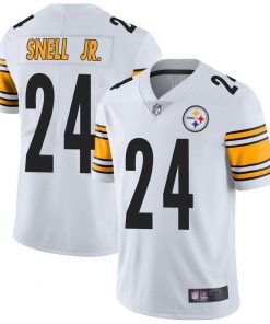 Men's Pittsburgh Steelers #24 Benny Snell Jr. White Vapor Untouchable Limited Stitched NFL Jersey