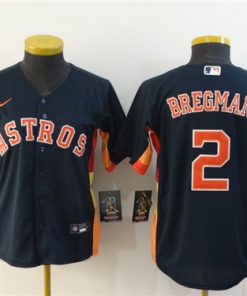 Women's Houston Astros #2 Alex Bregman 2020 Navy Cool Base Stitched MLB Jersey(Run Small)