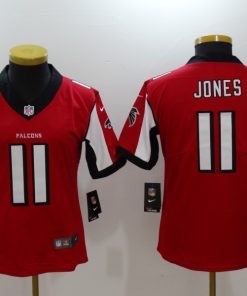 Women's Atlanta Falcons #11 Julio Jones Red Vapor Untouchable Limited Jersey