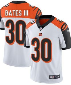 Men's Cincinnati Bengals #30 Jessie Bates III White Vapor Untouchable Limited Stitched NFL Jersey